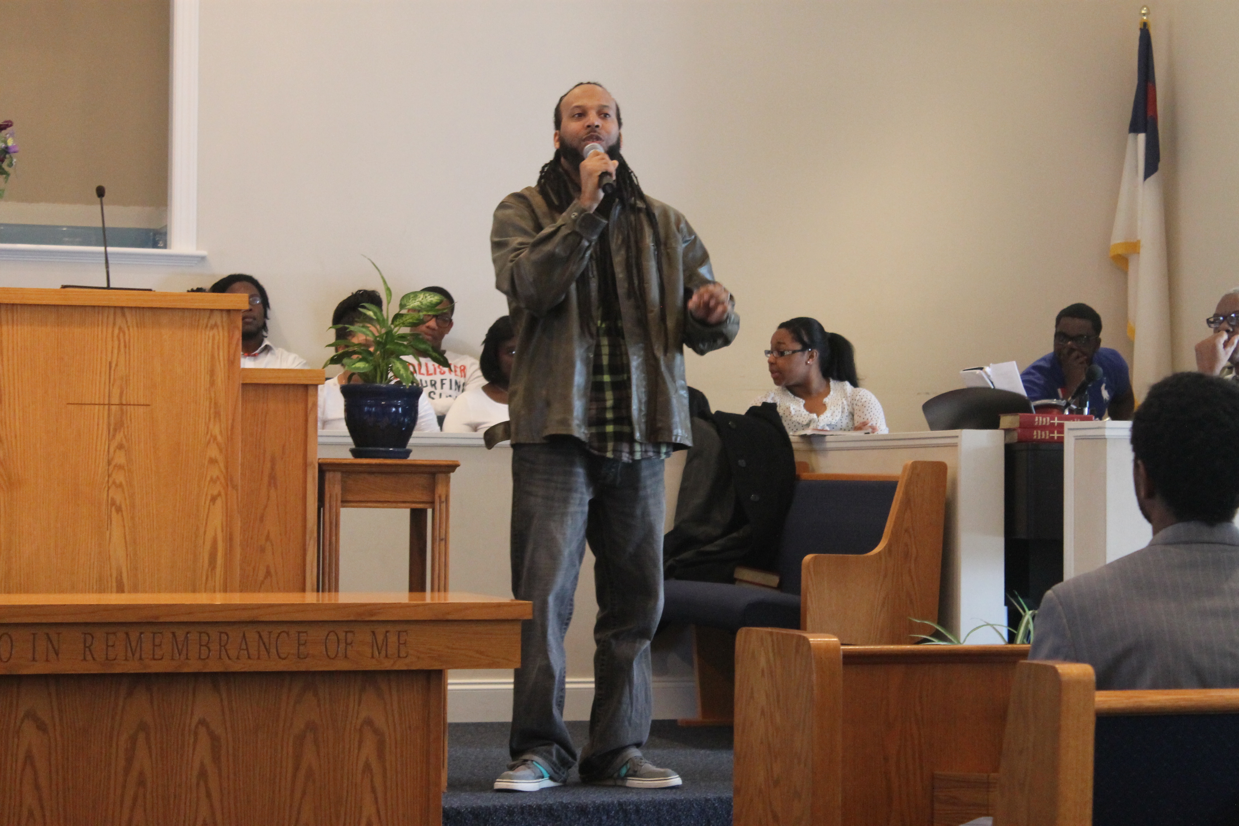 last apostle ministering spoken word at Gethsemane Baptist Church in Greenville, SC