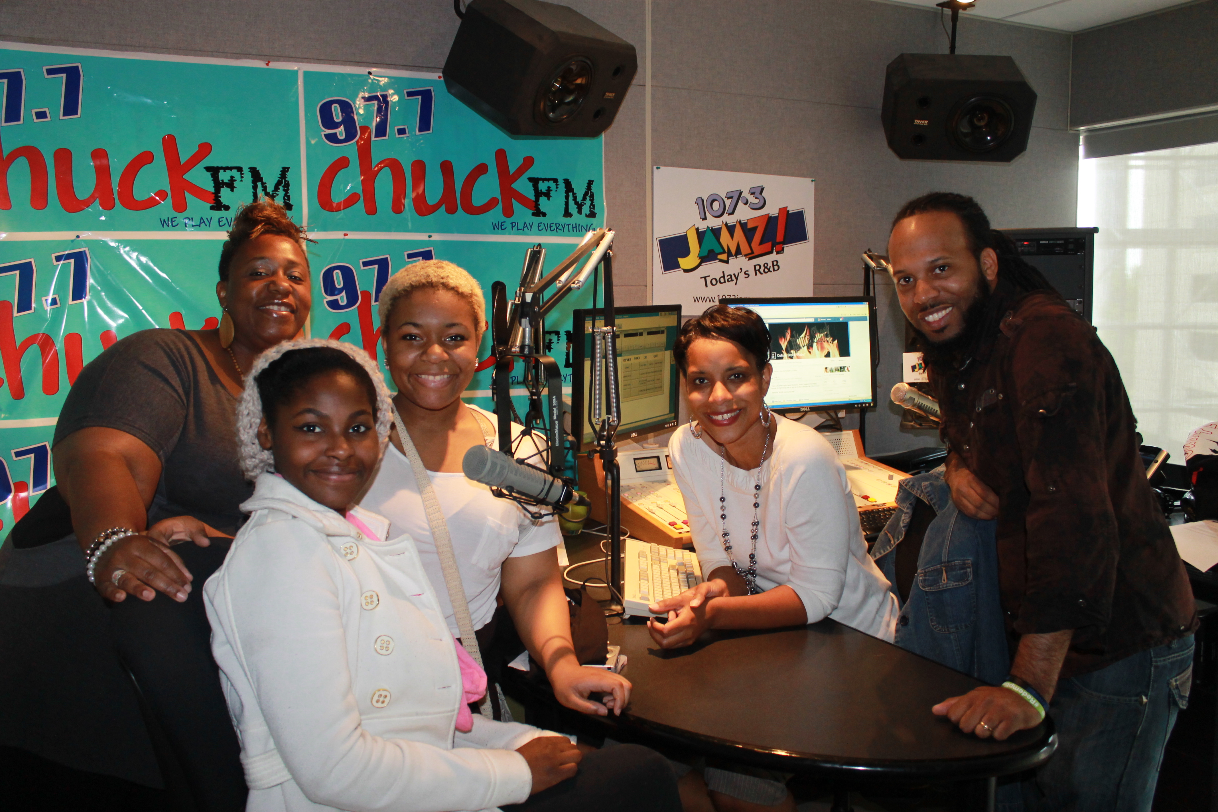 at 107.3 jamz promoting Culture Shock with Rhonda Rawlings