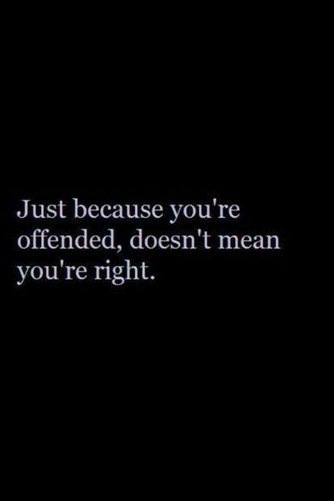 offended